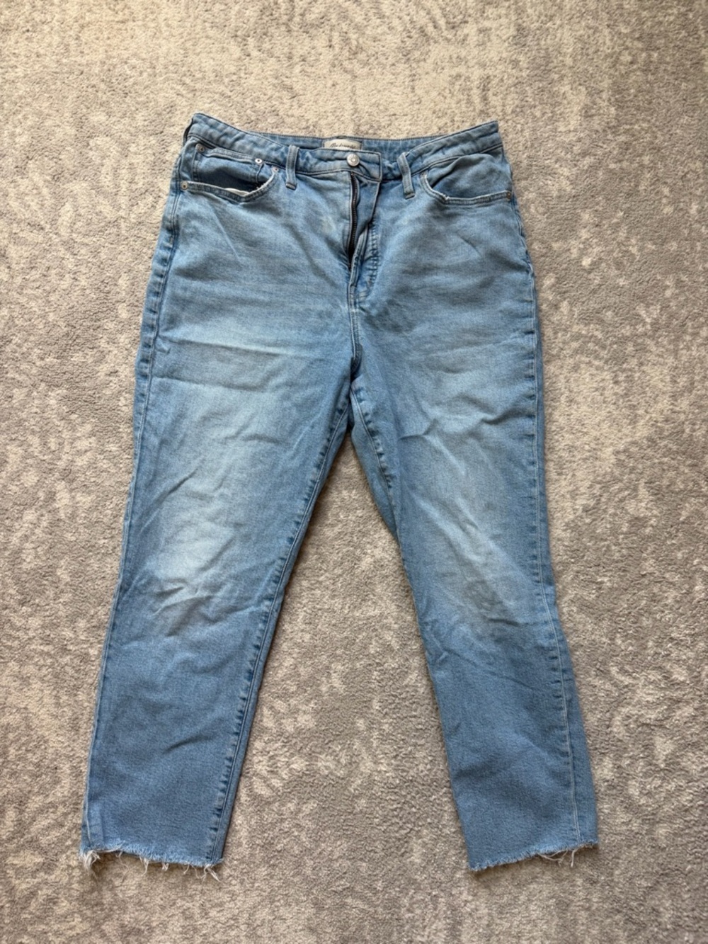 Madewell Light Blue Denim Waistband Jeans